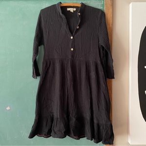 Double Gauze Ruffle Dress